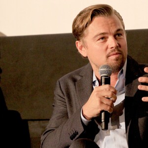 Leonardo DiCaprio lors d'une projection spéciale de The Revenant à New York le 24 novembre 2015.