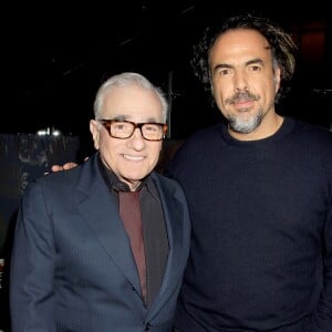 Martin Scorsese, Alejandro Gonzaez Inarritu lors d'une projection spéciale de The Revenant à New York le 24 novembre 2015.