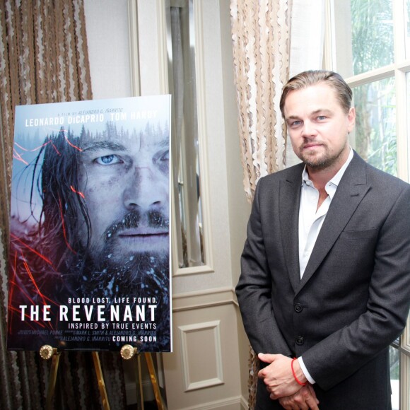 Leonardo DiCaprio - Conférence de presse avec les acteurs du film "The Revenant" à Beverly Hills le 23 novembre 2015