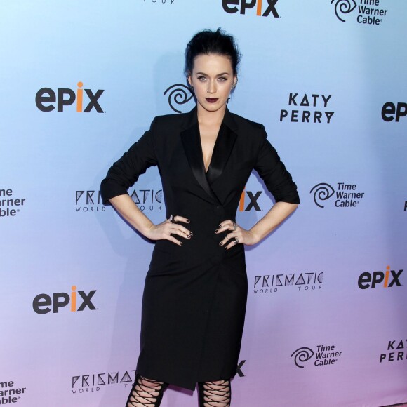 Katy Perry lors de la projection de "Katy Perry : The Prismatic World Tour" à Los Angeles, le 26 mars 2015.