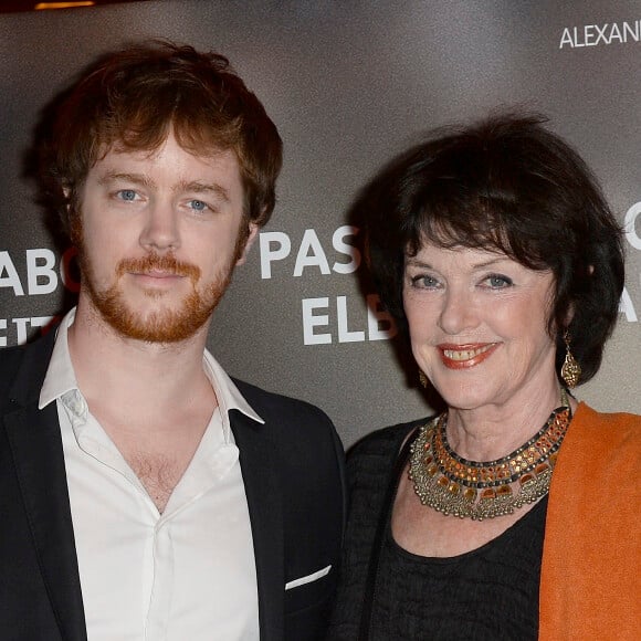 Anny Duperey et son fils Gaël Giraudeau - Avant-première du film "24 jours" au cinéma Gaumont Marignan à Paris, le 10 avril 2014.