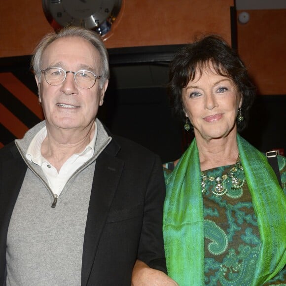 Bernard Le Coq et Anny Duperey - People en backstage du spectacle d'Alex Lutz à l'Olympia de Paris le 25 janvier 2014.