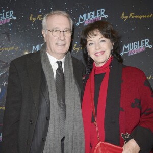 Anny Duperey et Bernard Le Coq - People a la 2eme representation du spectacle de Thierry Mugler au theatre Comedia, intitule "Mugler Follies" à Paris, le 19 décembre 2013.