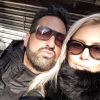 Stéphanie Clerbois et son chéri Eric en vacances à Rome. Novembre 2015.