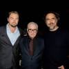 Will Poulter, Leonardo DiCaprio, Martin Scorsese, Alejandro Gonzalez Inarritu à New York le 24 novembre 2015.