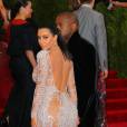 Kanye West et sa femme Kim Kardashian au MET Gala 2015 à New York, le 4 mai 2015.