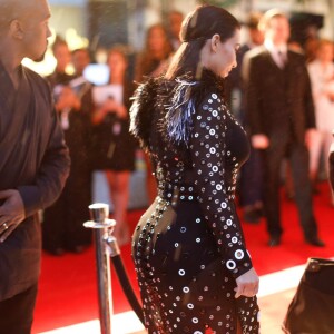 Kanye West et Kim Kardashian aux CFDA Fashion Awards 2015 à New York. Le 1er juin 2015.