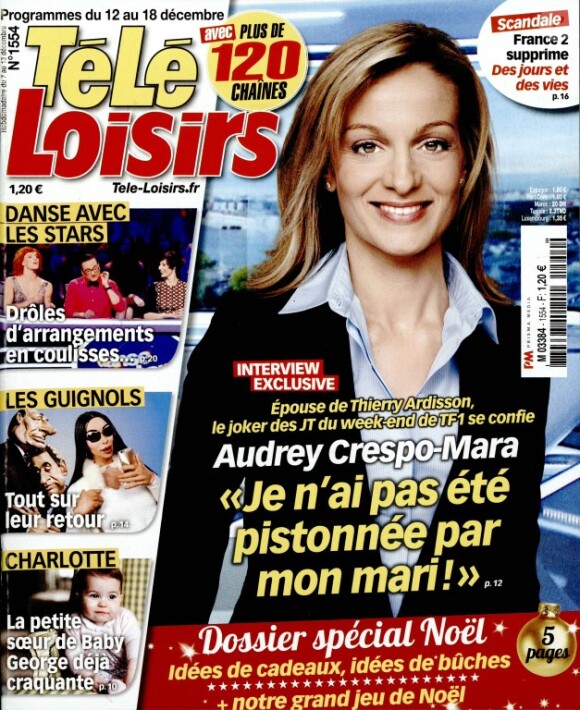 Le magazine Télé Loisirs du 12 décembre 2015