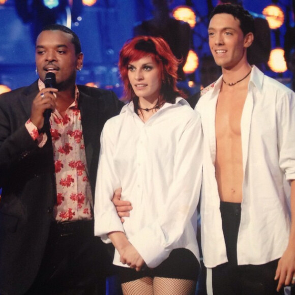 Fauve méconnaissable, il y a huit ans auprès de Maxime Dereymez et Anthony Kavanagh pour "Dancing show" sur France 2