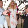 Gwyneth Paltrow - Soirée "Hamptons Paddle for Pink-Sunset Cocktail" au bénéfice de la fondation "Breast Cancer Research Foundation" à Bridgehampton. Le 1er août 2015 © CPA