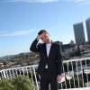 Sam Smith en conférence de presse pour le film James Bond "Spectre". Le 8 novembre 2015 au Beverly Hilton Hotel à Beverly Hills