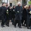 Obsèques du metteur en scène Luc Bondy au cimetière du Père Lachaise à Paris le 10 décembre 2015