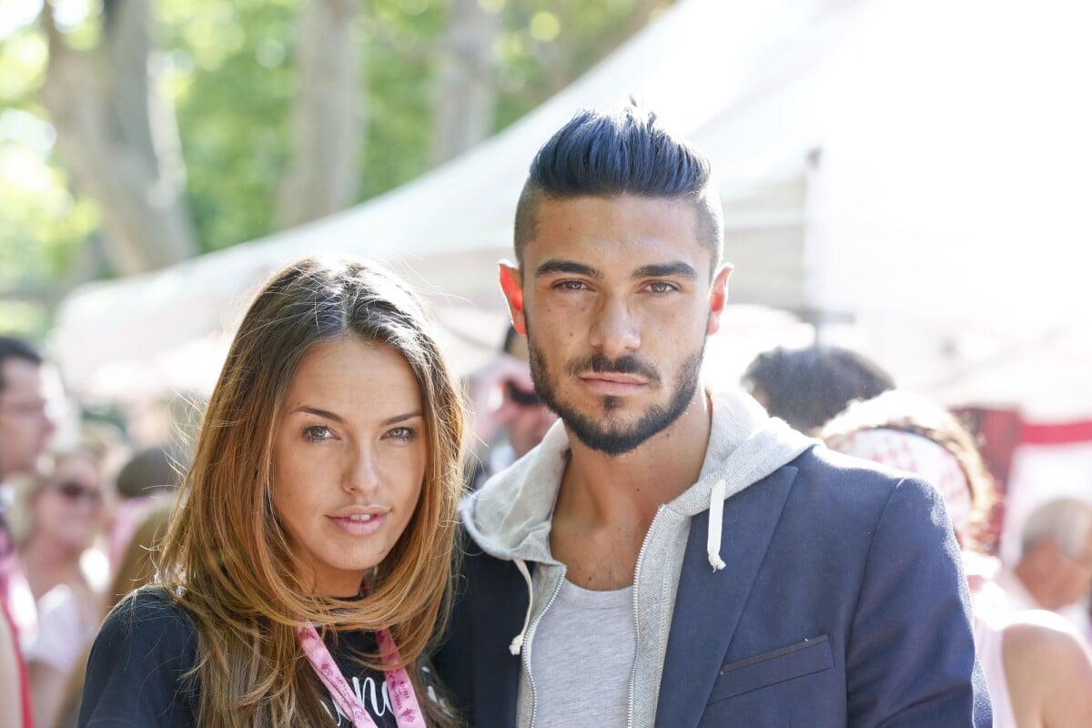 Photo : Vanessa Lawrens et Julien Guirado - Arrivée du 15e Rallye des  Princesses à Saint-Tropez le 5 juin 2014. - Purepeople