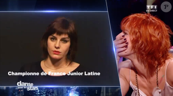 Les images du casting de Fauve Hautot pour "Danse avec les stars". Images diffusées dans "Danse avec les stars, la suite" sur TF1, le 12 décembre 2015. 