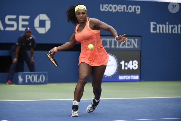Serena Williams à l'US Open. New York, le 11 septembre 2015.