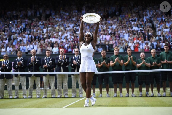 Serena Williams à Wimbledon. Londres, le 11 juillet 2015.