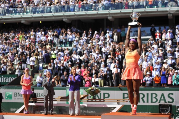 Serena Williams à Roland Garros. Paris, le 6 juin 2015.