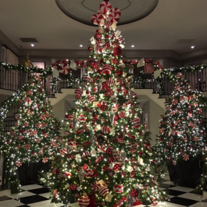 Le sapin de Noël des Kardashian / photo postée sur Twitter, le 15 décembre 2015.