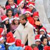 Le prince Albert II de Monaco et la princesse Charlene, avec les enfants de la princesse Stéphanie Louis Ducruet et Camille Gottlieb, ont accueilli le 16 décembre 2015 les enfants monégasques au palais princier pour la traditionnelle distribution de cadeaux de Noël. © Bruno Bébert / Bestimage