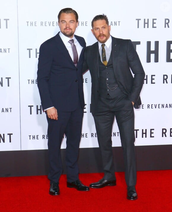 Leonardo DiCaprio, Tom Hardy à la première de 'The Revenant' au TCL Chinese Theatre à Hollywood, le 16 décembre 2015.