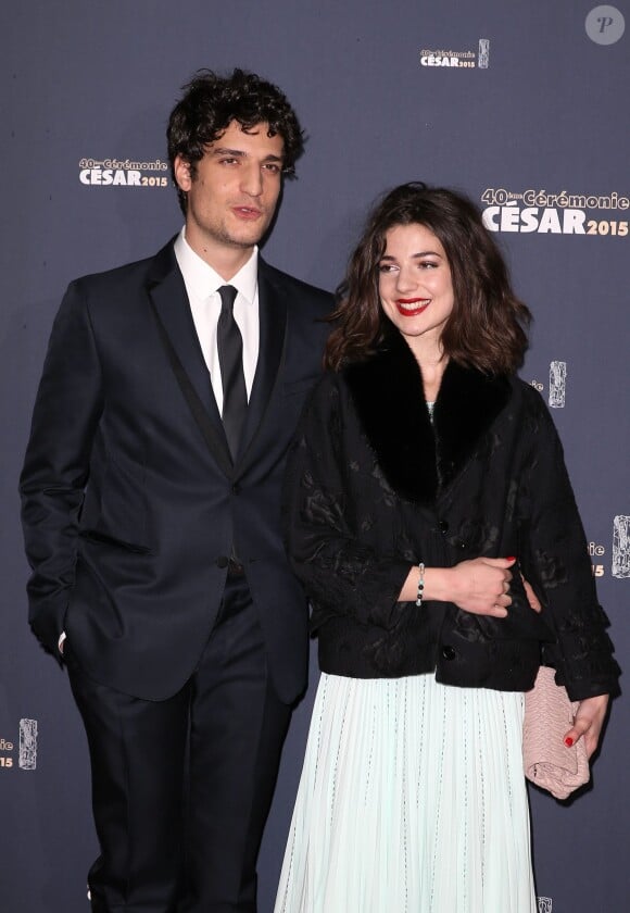 Louis Garrel et sa soeur Esther Garrel - Photocall de la 40e cérémonie des César au théâtre du Châtelet à Paris le 20 février 2015