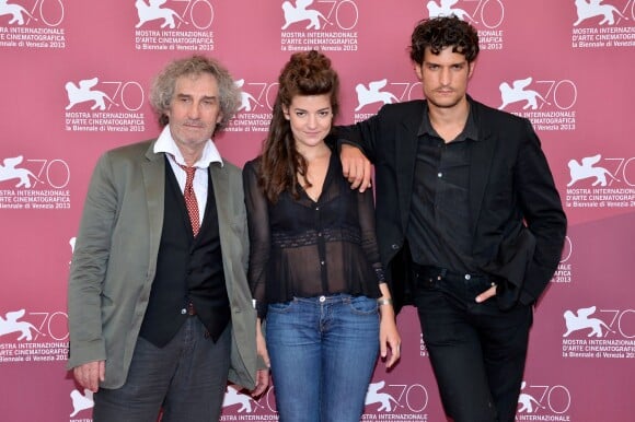 Philippe Garrel, Esther Garrel, Louis Garrel - Photocall du film "Jalousie" au festival du film de Venise le 5 septembre 2013.