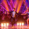 Priscilla, Christophe Licata et Chris Marques, dans la demi-finale de Danse avec les stars 6, le vendredi 18 décembre 2015 sur TF1.