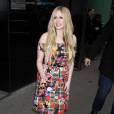 Avril Lavigne arrive a l'emission "Good Morning America" a New York, le 5 novembre 2013.