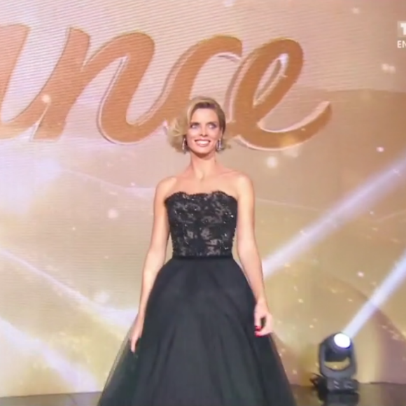 Sylvie Tellier, lors de l'élection Miss France 2016 le samedi 19 décembre 2015 sur TF1