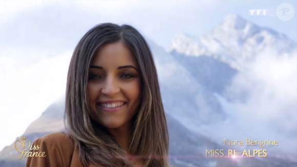 Portrait de Miss Rhone-Alpes, lors de l'élection Miss France 2016 le samedi 19 décembre 2015 sur TF1