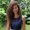 Portrait de Miss Guyane, lors de l'élection Miss France 2016 le samedi 19 décembre 2015 sur TF1