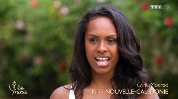 Portrait de Miss Nouvelle Calédonie, lors de l'élection Miss France 2016 le samedi 19 décembre 2015 sur TF1