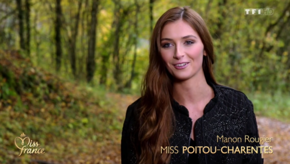 Portrait de Miss Poitou-Charentes, lors de l'élection Miss France 2016 le samedi 19 décembre 2015 sur TF1