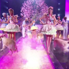 Deuxième tableau, 10 Miss défilent avec des chiens, lors de l'élection Miss France 2016 le samedi 19 décembre 2015 sur TF1