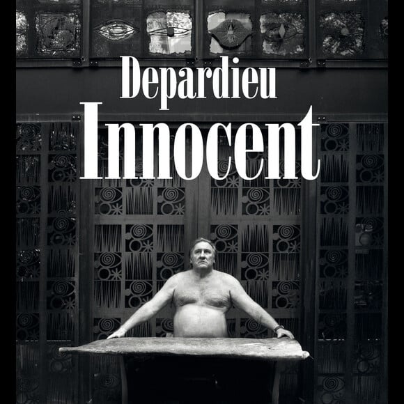 Gérard Depardieu sur la couverture de son autobiographie Innocent (Ed. Cherche Midi)