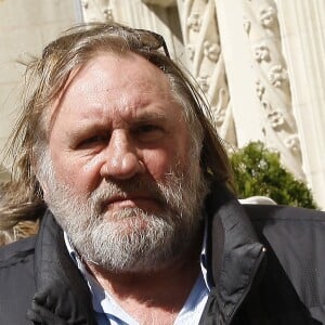 Gérard Depardieu à Paris en avril 2015.