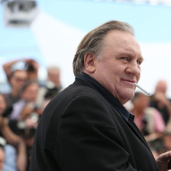 Gérard Depardieu - Photocall du film "Valley of Love" lors du 68e festival de Cannes le 21 mai 2015.