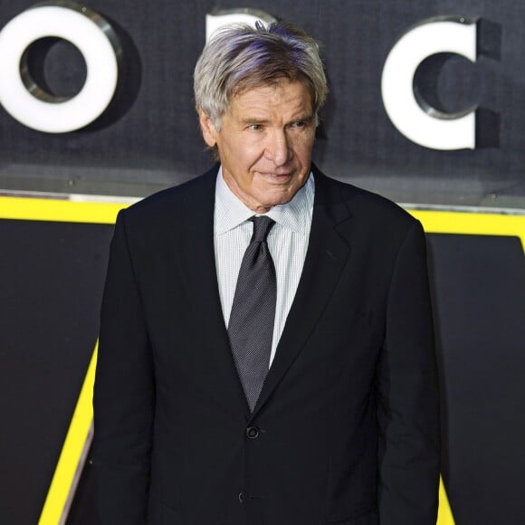 Harrison Ford à la première de Star Wars: The Force awakens à l'Odeon Leicester Square à Londres le 16 décembre 2015