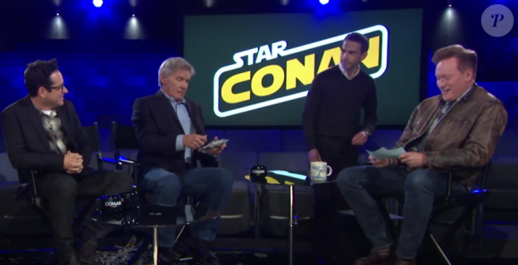 Harrison Ford pète les plombs devant un fan de Star Wars médusé chez Conan O'Brien.