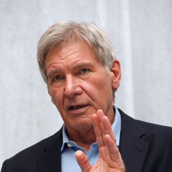 Harrison Ford - Conférence de presse pour le film Star Wars : Le réveil de la force à Los Angeles le 4 décembre 2015.