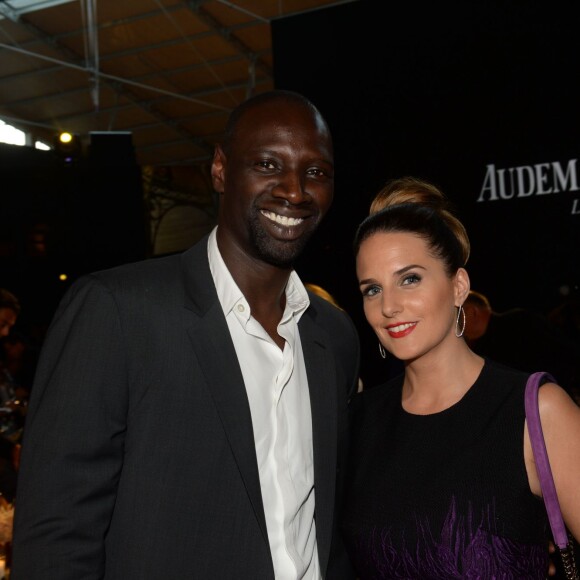 Exclusif - Omar Sy et sa femme Hélène - La maison Audemars Piguet a célébré le lancement de la nouvelle Millenary Femme au Carreau du Temple à Paris le 6 juillet 2015 .