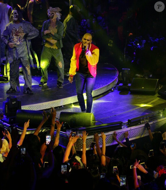 Chris Brown au Drai's à Las Vegas, le 31 octobre 2015.