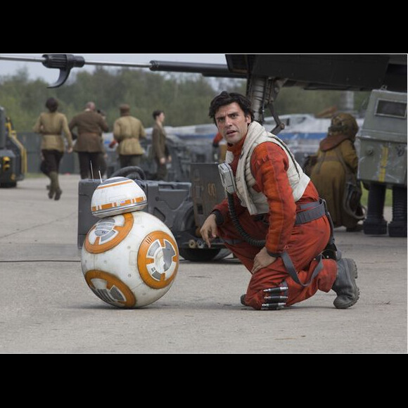 Oscar Isaac dans Star Wars : Le Réveil de la Force.