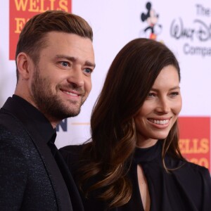 Justin Timberlake et sa femme Jessica Biel - People aux GLSEN Awards à l'hôtel Wilshire de Beverly Hills le 23 octobre 2015.