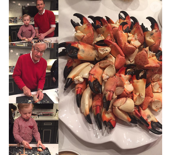 Neil Patrick Harris et David Burtka préparent à manger pour Noël / photo postée sur Instagram, le  24 décembre 2015.