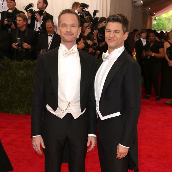 Neil Patrick Harris et son compagnon David Burtka - Soirée Costume Institute Gala 2015 (Met Ball) au Metropolitan Museum célébrant l'ouverture de Chine: à travers le miroir à New York, le 4 mai 2015.