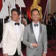 David Burtka et son mari Neil Patrick Harris - People à la 87ème cérémonie des Oscars à Hollywood, le 22 février 2015