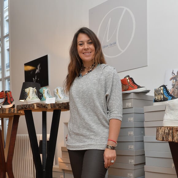 Semi Exclusif - Marion Bartoli - Marion Bartoli présente sa marque "M by Musette " au concept store Marie France à l'Escabeau à Paris le 6 décembre 2014.