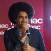 Exclusif - Gwendal Marimoutou - La troupe de la comédie musicale "Résiste" en showcase à la Fnac des Ternes à Paris, le 27 octobre 2015.