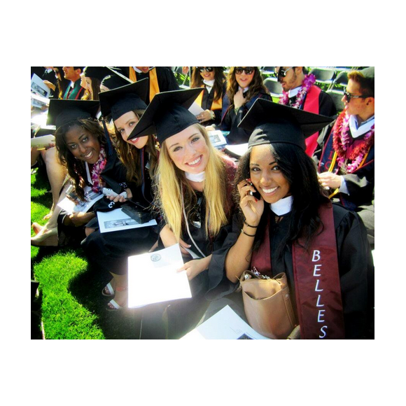 Paulina Slagter diplômée au mois de mai 2013. Photo postée sur Twitter.